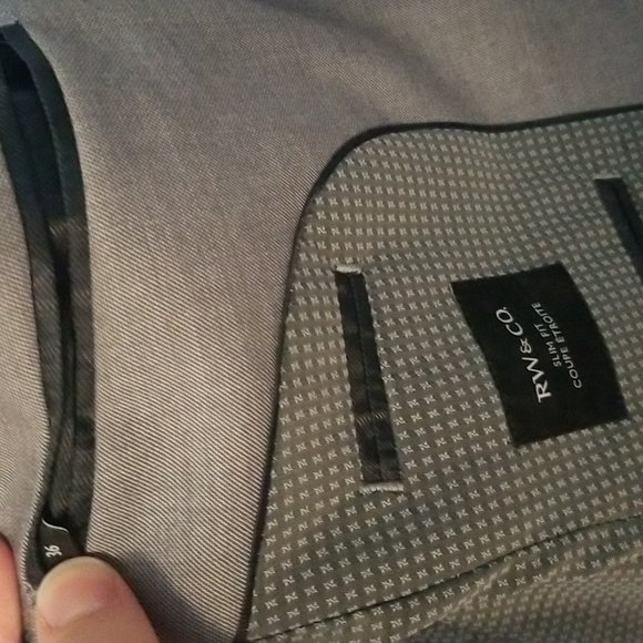 RW&Co size 36 slim fit grey blazer - Picture 4 of 5